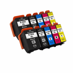 Pakke sæt Epson 202XL 5 farver 2x BK-PBG-C-M-Y alternativ 136 - INKpartner ApS