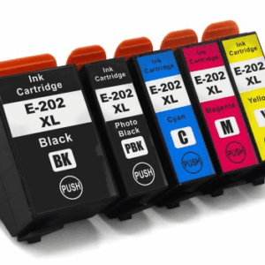 Pakke sæt Epson 202XL 5 farver BK-PBG-C-M-Y alternativ 68 ml - INKpartner ApS