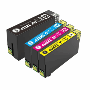 Pakke sæt Epson 408L 4 farver BK-C-M-Y alternativ 117 ml - INKpartner ApS