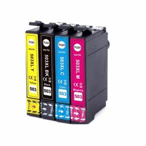 Pakke sæt Epson 503XL 4 farver BK-C-M-Y alternativ 54 ml - INKpartner ApS
