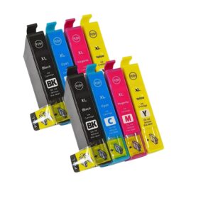 Pakke sæt Epson 603XL 4 farver 2x BK-C-M-Y alternativ 108 ml - INKpartner ApS