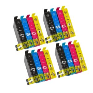 Pakke sæt Epson 603XL 4 farver 4x BK-C-M-Y alternativ 216 ml - INKpartner ApS