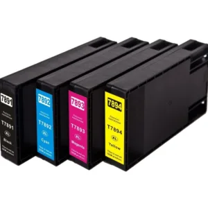 Pakke sæt Epson T7891-T7894 XXL  4 farver BK-C-M-Y  alternativ  207 ml - INKpartner ApS