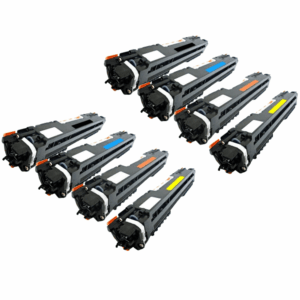 Pakke sæt HP 126A  2x4 farver BK-C-M-Y  alternativ  8400 sider - INKpartner ApS