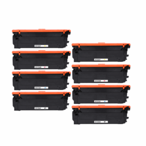 Pakke sæt HP 212A  2x4 farver BK-C-M-Y  alternativ  38.000 sider - INKpartner ApS