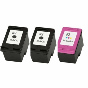 Pakke sæt HP 62XL  2 Sort, 1 farver  alternativ  52 ml - INKpartner ApS