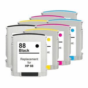 Pakke sæt HP 88XL 2x4 farver BK-C-M-Y alternativ 282 ml - INKpartner ApS