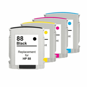 Pakke sæt HP 88XL 4 farver BK-C-M-Y alternativ 141 ml - INKpartner ApS
