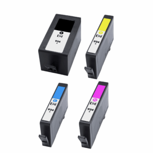 Pakke sæt HP 924e 4 farver BK-C-M-Y alternativ 86 ml - INKpartner ApS