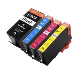 Pakke sæt HP 934XL / 935XL 4 farver BK-C-M-Y alternativ 98 ml - INKpartner ApS