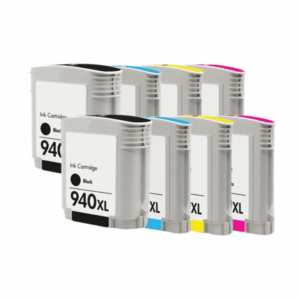 Pakke sæt HP 940XL 4 farver 2xBK-C-M-Y alternativ 940XL 306 ml - INKpartner ApS