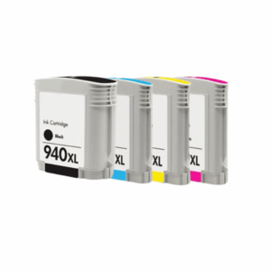 Pakke sæt HP 940XL 4 farver BK-C-M-Y alternativ 940XL 153 ml - INKpartner ApS