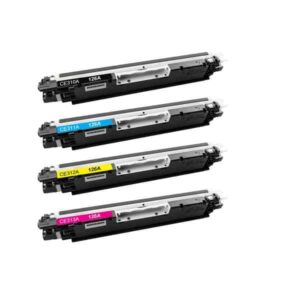 Rabatpakke - HP 126A 1 x BK-C-M-Y kompatibel 126A 4.200 sider - HP - Kompatibel