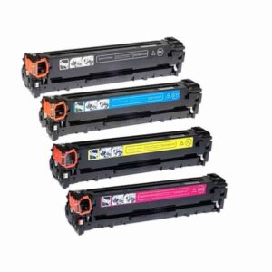 Rabatpakke - HP 131A 4 farver BK-C-M-Y toner Kompatibel 131A 7.800 sider - HP - Kompatibel
