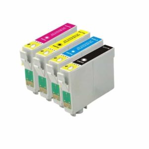 Rabatpakke - Epson 18XL 4 farver BK-C-M-Y blækpatroner Kompatibel 18XL - 44ml - Epson - Kompatibel