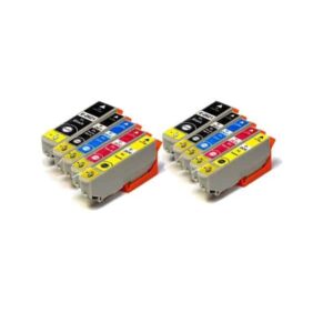 Rabatpakke - Epson 26XL 2 x 5 farver PBK-BK-C-M-Y Uoriginal 26XL 138 ml - Epson - Kompatibel