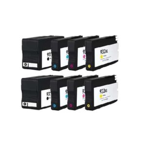 Rabatpakke - HP 932XL / 933XL 2 x BK-C-M-Y kompatibel 932XL 154 ml - HP - Kompatibel