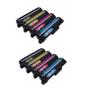 Rabatpakke - Brother TN243 2 x 4 farver BK-C-M-Y. Kompatibel TN243 10.600 sider - Brother