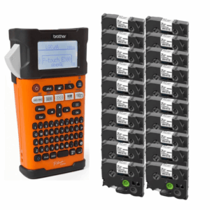 Pakkesæt P-Touch PT-E300VP + 20 stk,Tze231 Kompatible Tape - INKpartner ApS