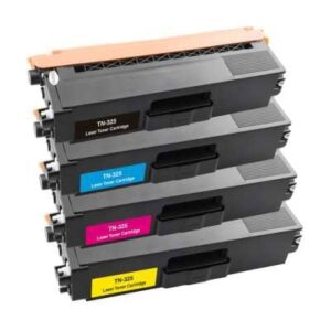 Sæt af Brother TN325 - BK/C/M/Y 14.500 sider  alternativ, TN325 - INKpartner ApS