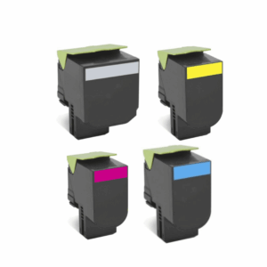 Sæt af Lexmark CS417 / CX417 1x BK/C/M/Y 16.500 sider  alternativ - INKpartner ApS