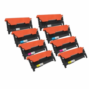 Sæt af Samsung CLT-404S 2x BK/C/M/Y 9.000 sider  kompatbile - INKpartner ApS