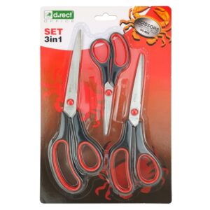 Sakse, 3 stk. 16 cm, 21cm & 25cm (i en pakke) - INKpartner ApS