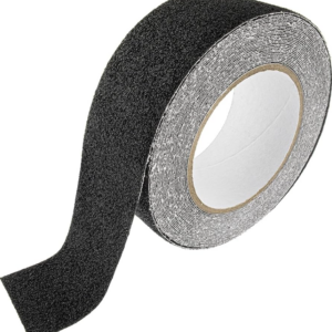 Tape, Skridsikker, Sort, 5CM x 10M - KOZ