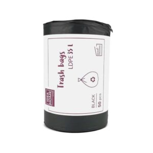 Sorte affaldssække - 35 liter - 50 stk - INKpartner ApS