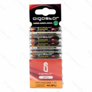 AAA batterier Alkaline LR03 1,5V - 8 stk - Aigostar