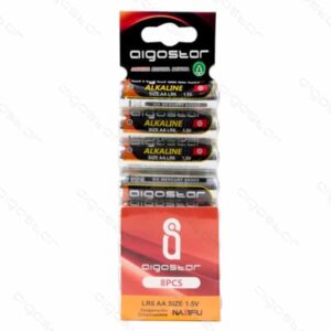 AA Batterier Alkaline LR06 1,5V - 8 stk - Aigostar