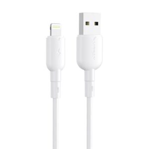 USB til Lightning kabel - Hvid - 1 meter - 3A - INKpartner ApS