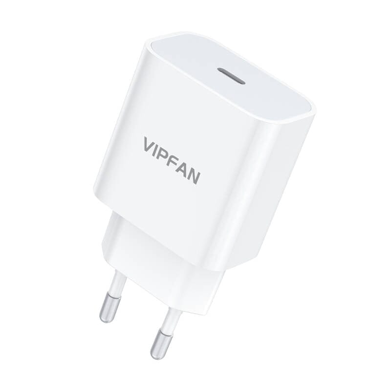 vip-230v-usb-c-oplader-20w-hvid-248953 VIP 230V USB-C oplader - 20W - Hvid - INKpartner ApS