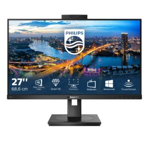 Philips B Line 275B1H 27" 75Hz Pivot Skærm. 2560 x 1440 DVI HDMI DisplayPort. -