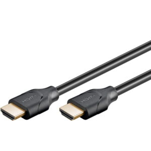 Goobay HDMI 2.1 kabel  -  8K 60Hz, HDR, ARC, sort - 2m -