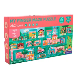 mierEdu Kreativt puslespil - ABC Town -