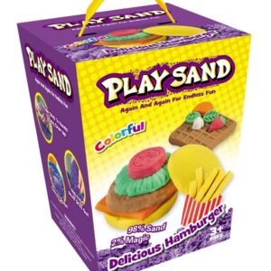 Play Sand - Kinetisk legesand - Hamburger, 908 g (4 farver) -