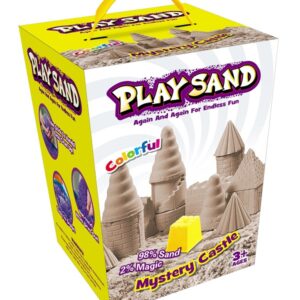 Play Sand - Kinetisk legesand - Det mystiske sandslot, 908 g (4 farver) -