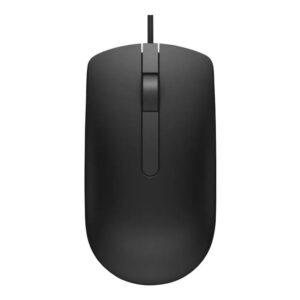Dell Optisk Mus MS116  -  2 Knapper, Komfortabel Kablet Mus - Sort -