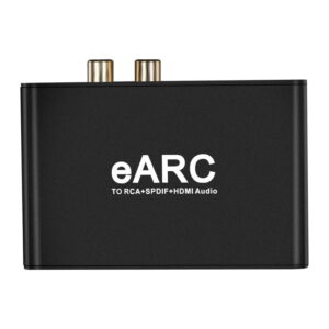 eARC/ARC Audio Konverter  -  HDMI til Optisk, RCA & 3.5mm -