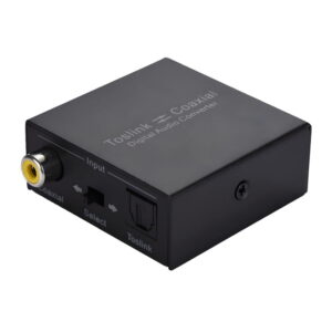 Digital 2-vejs SPDIF Lydkonverter Coaxial & Toslink -
