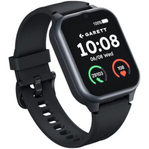 Senior Smartwatch med 4G, GPS, SOS & Faldalarm  -  Garett Vita 4G Sort -