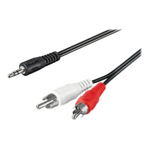 Goobay 3,5 mm til RCA Audiokabel  -  Afskærmet Stereo Kabel 1,5 m -