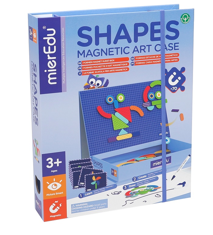 SE1078-new-packing Magnetbog til Børn med Former og Farver - mierEdu Shapes -