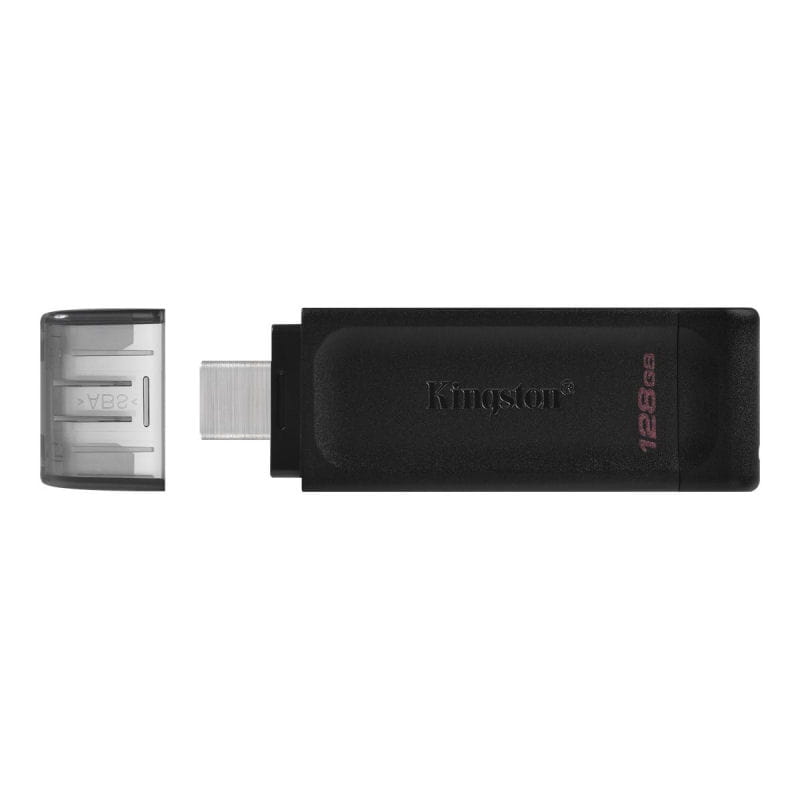 Kingston DataTraveler 70 USB-C 3.2 Gen 1 USB Stick 128GB – Sort Kingston DataTraveler 70 USB-C 3.2 Gen 1 USB Stick 128GB - Sort -