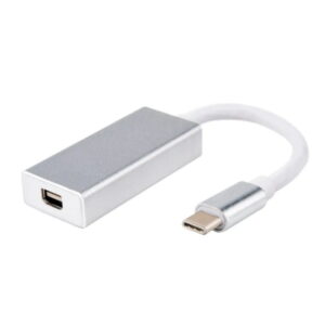 USB-C til Mini DisplayPort Adapter 4K 10Gbps  -  Silver -
