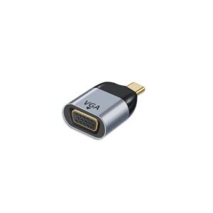 USB-C til VGA Adapter Full HD - Grå/Sort -