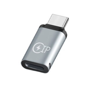 Lightning Hun til USB-C Han Adapter - Opladning & Dataoverførsel - Silver -