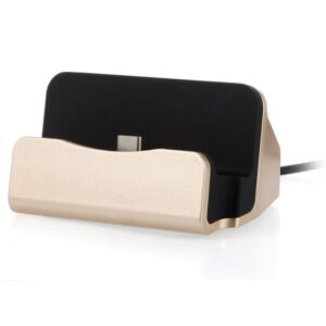 USB-C Dock til Smartphone med 1 m Kabel, Gold -