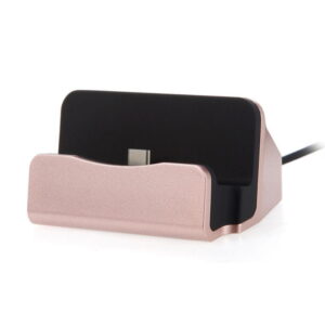 USB-C Dock til Smartphone med 1 m Kabel, Rose Gold -